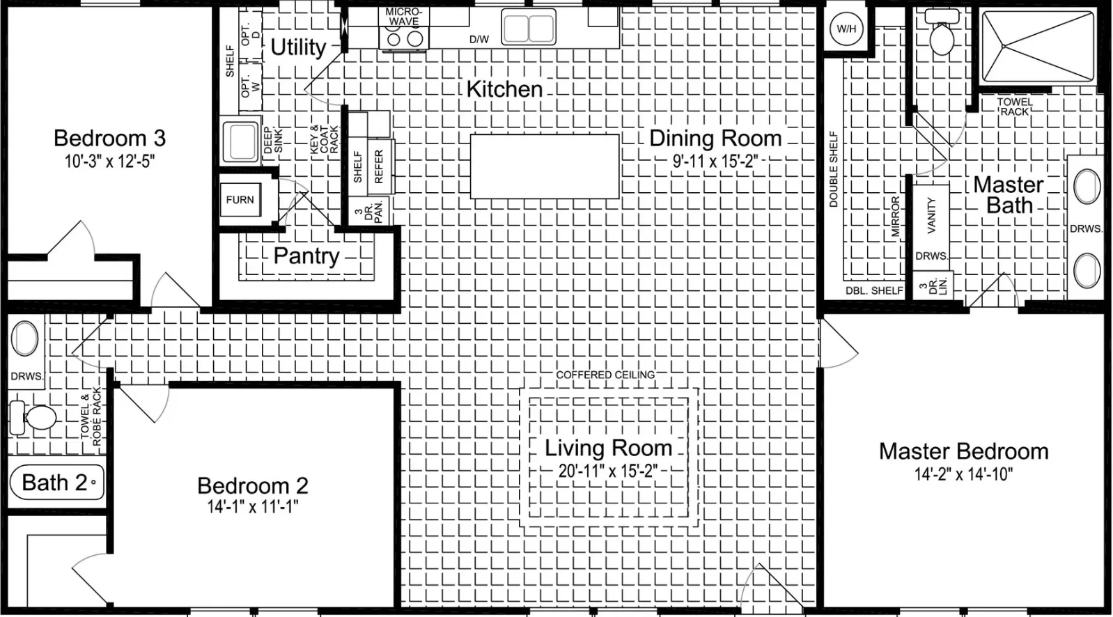 Cambridge 32563a floor plan home features