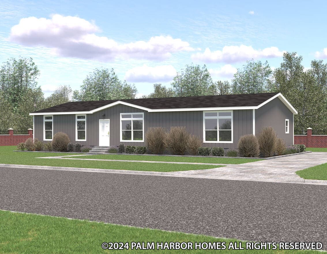 El rancho 32764a hero, elevation, and exterior home features
