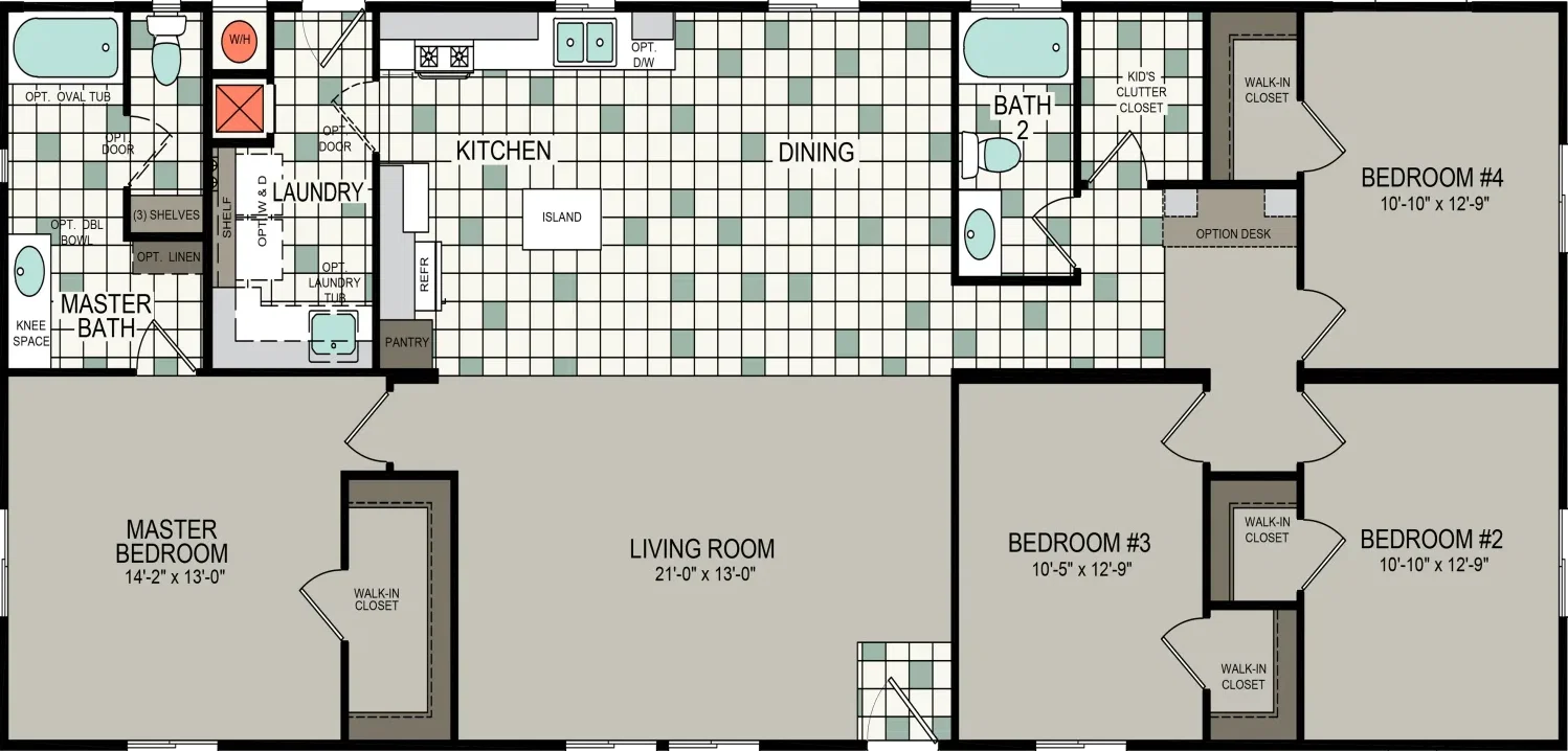 Bd 13 floor plan and hero home features