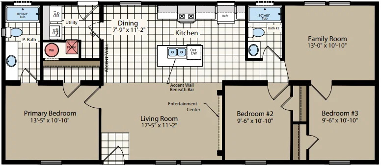 Dreamworks floor plan home features