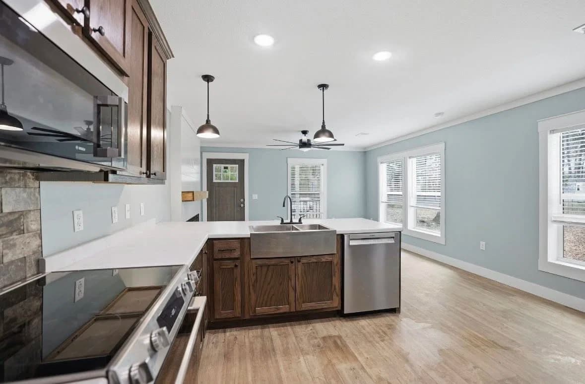 The simon kitchen home features