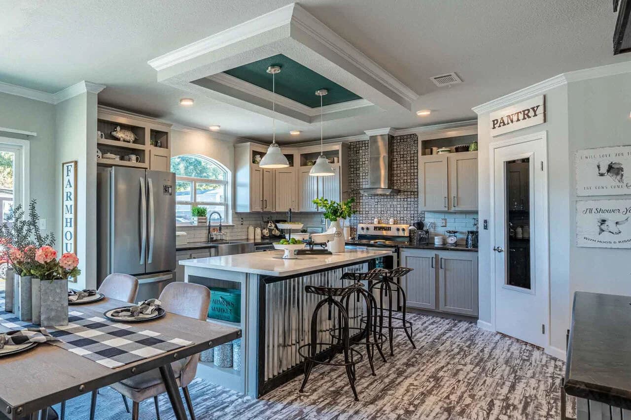Vintage farmhouse ii flex 47764a kitchen home features