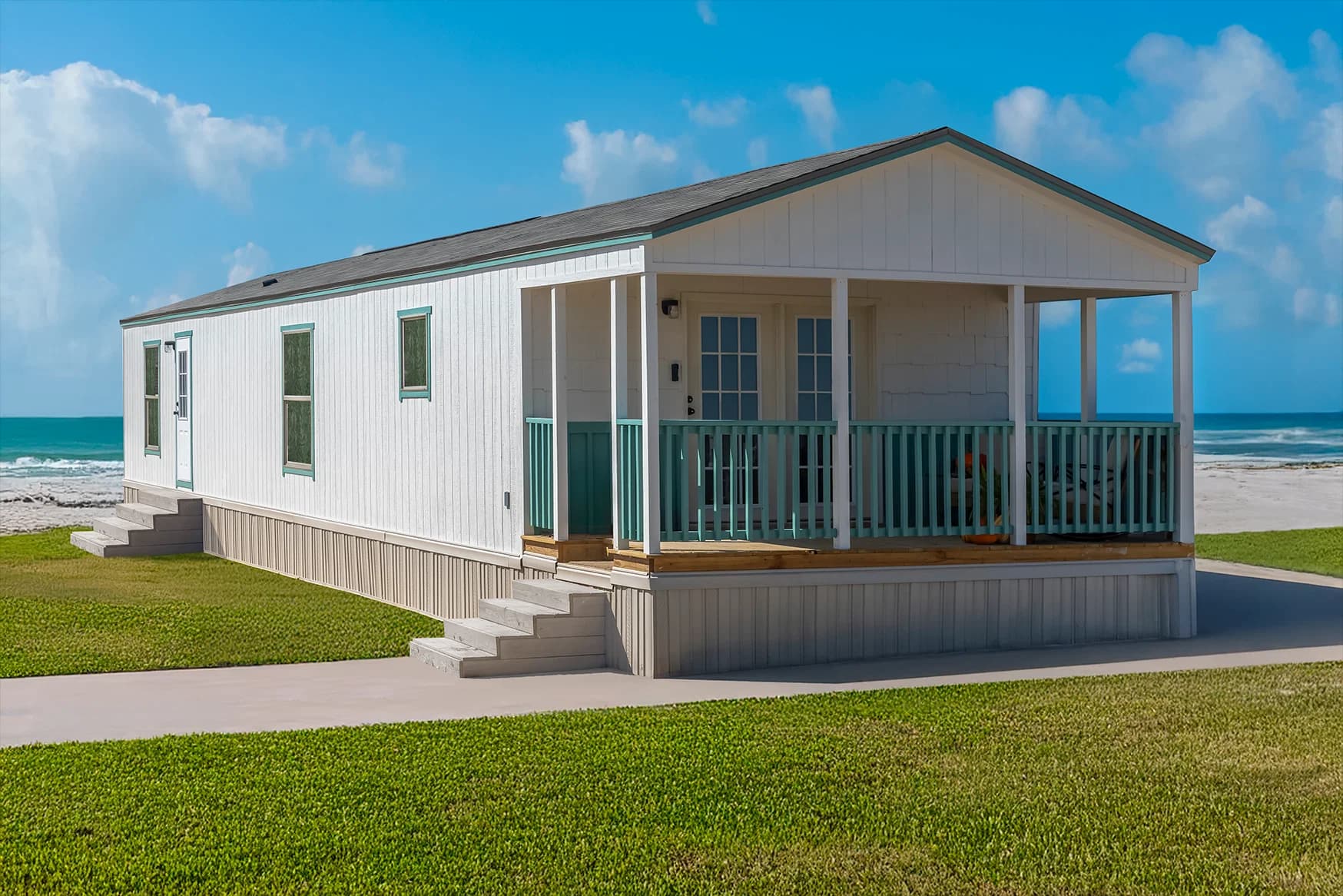 Heritage h-1660-21fka elevation and exterior home features