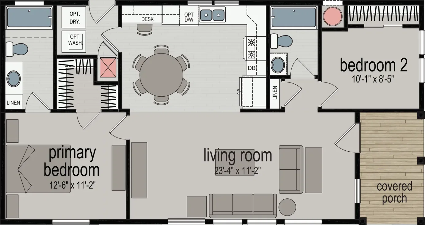 Inventory a floor plan home features