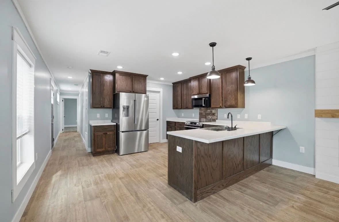 The simon kitchen home features