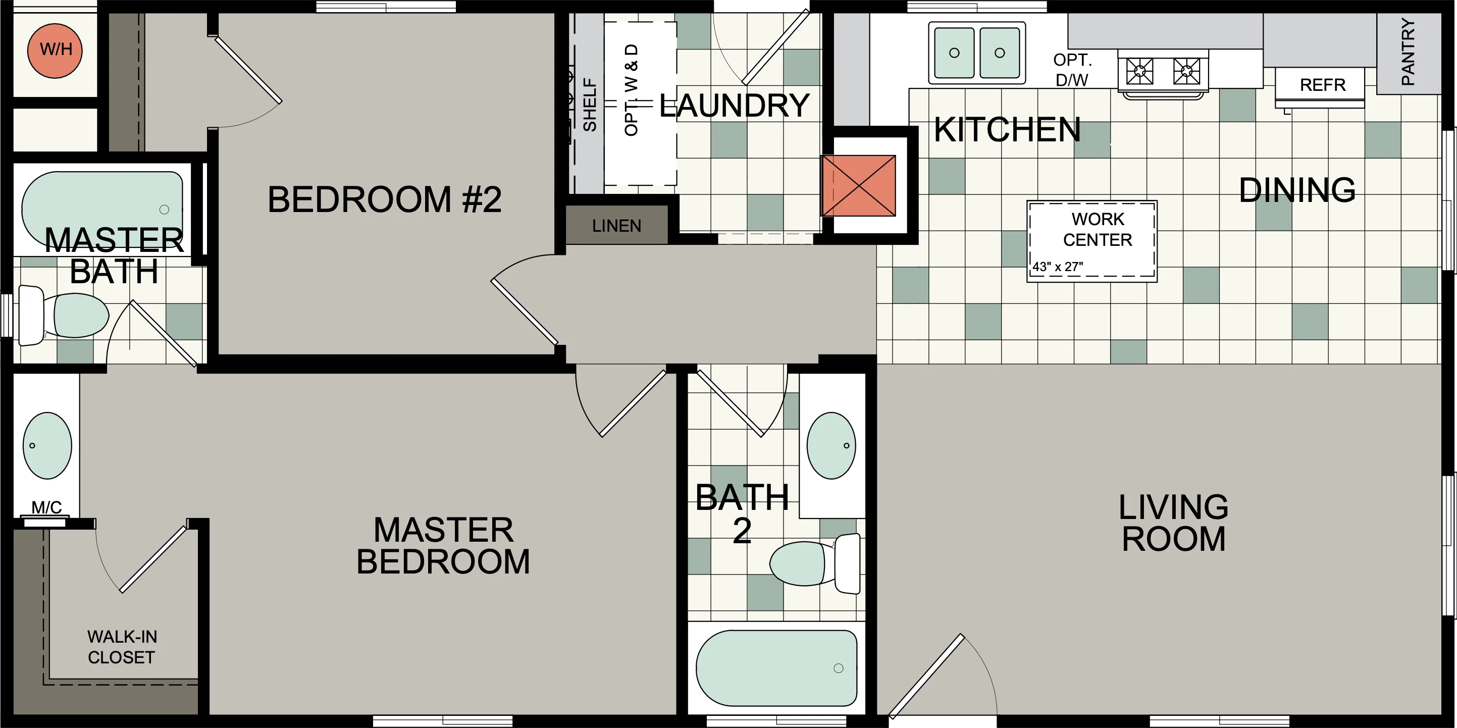 Bd 92 floor plan home features