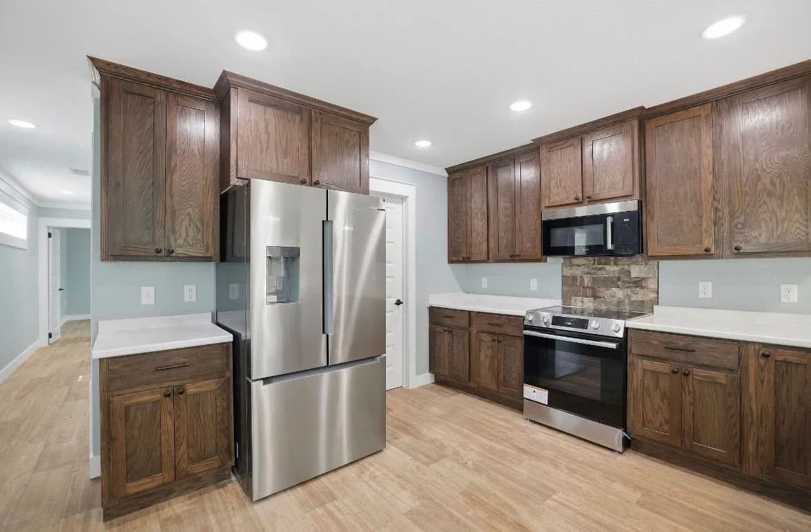 The simon kitchen home features