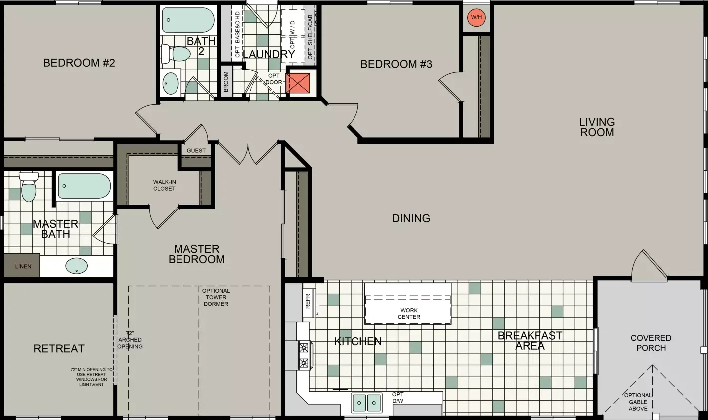 Bd 40 floor plan home features