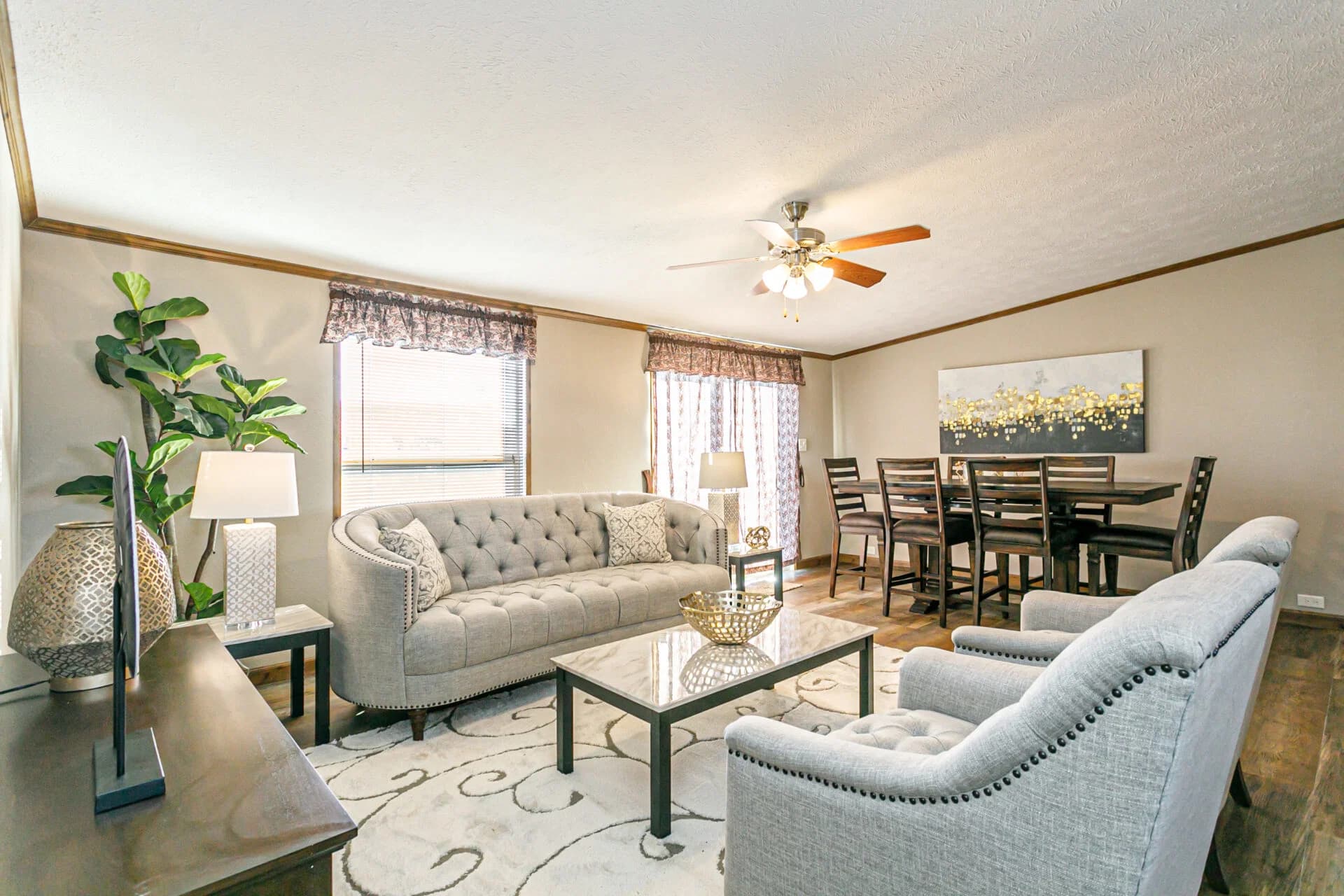 Doublewide h-3672-43a interior home features