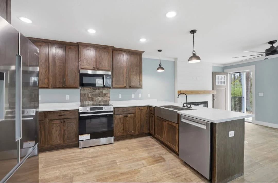 The simon kitchen home features